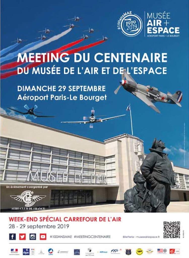 Affiche Le Bourget “Carrefour de l'Air 2019”