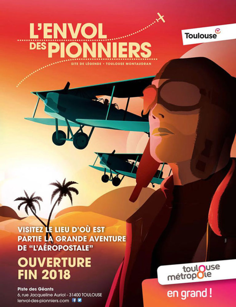 Affiche Toulouse “L'envol des pionniers”