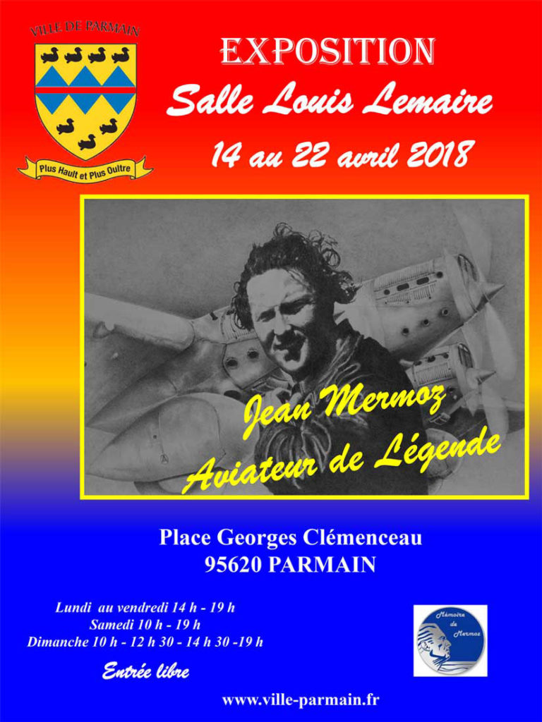 Parmain 2018 - Exposition “Mermoz, aviateur de légende”