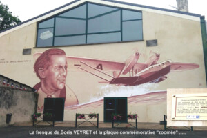 Aubenton - Inauguration Fresque Jean Mermoz - 14 juillet 2021