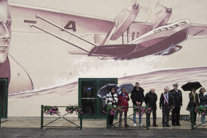 Aubenton - Inauguration Fresque Jean Mermoz - 14 juillet 2021