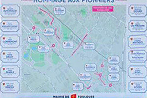 Panneau “Hommage aux pionniers”